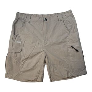 Viodii Lightweight Quick-Dry Cargo Shorts Men’s L – Hiking Outdoor Zip Pocket